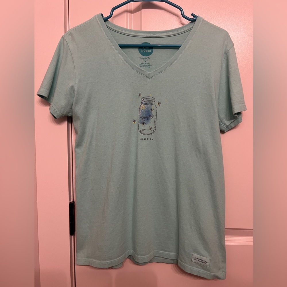 Life Is Good V-Neck Tee